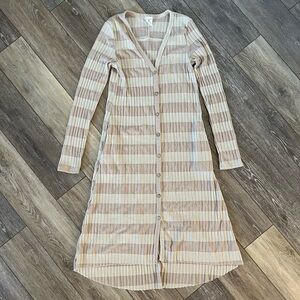 By Together Striped Long Sleeve Maxi Dress
